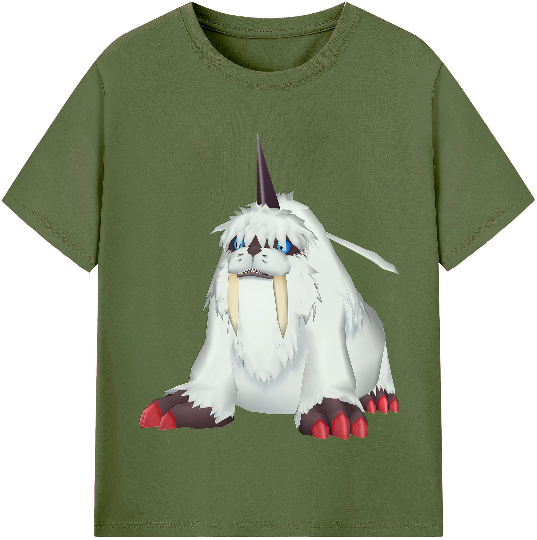 （画像用） Digimon デジタルモンスター/デジモン 綿100％半袖Tシャツ（フロントプリント）
